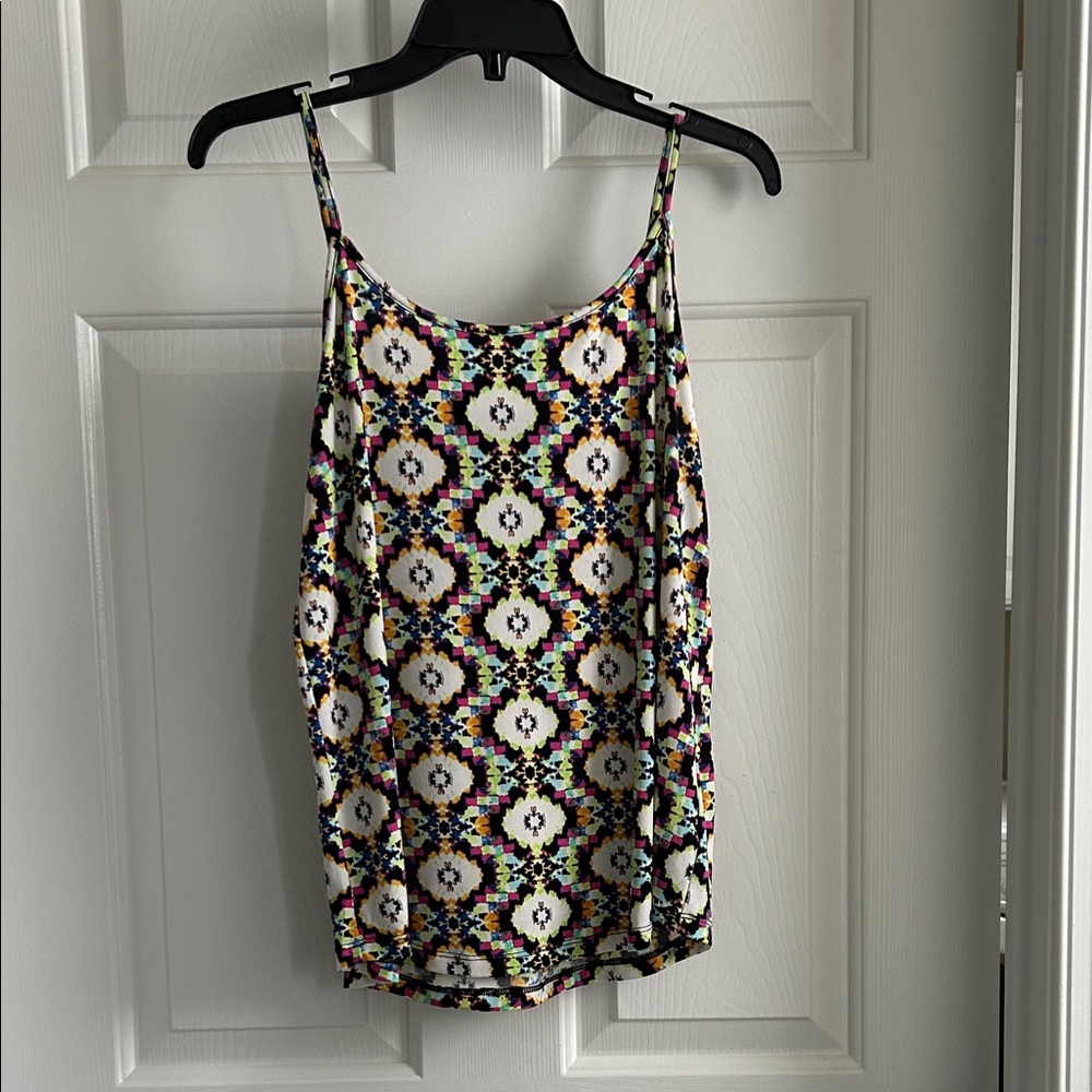 The Limited Colorful Geometric Camisole
